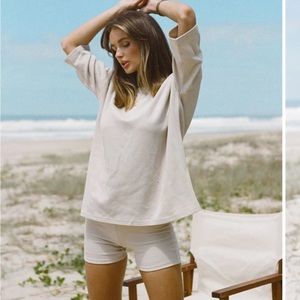 Sabo Skirt | Archer Tee in Stone